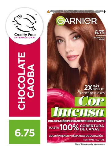 Kit Tintura Permanente Cor Intensa Tono 6.75 Garnier
