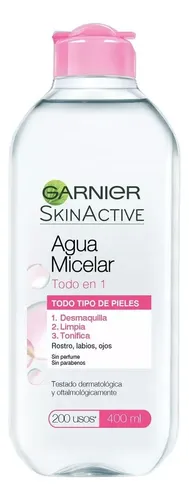 Garnier Skin Active Agua Micelar 400ml Desmaquilla Tonifica