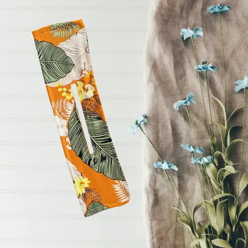 Accesorio De Trenzadora Diadema Con Amarillo Hoja De Árbol