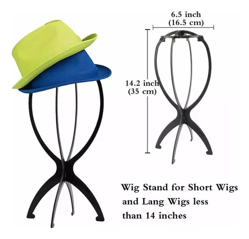 8 Piezas Soporte Para Pelucas Cortas Porta Peluca De Viaje .