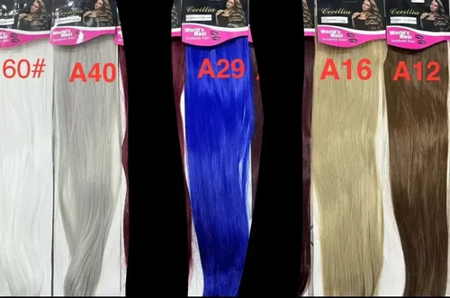 Cortinas Simil Pelo Natural Kanekalon Extensiones.
