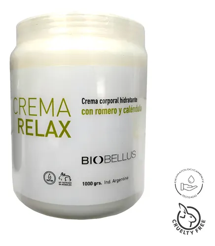 Crema Relax Biobellus Para Masajes 1kg