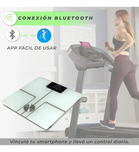 Balanza Digital Baño Inteligente Bluetooth Personal Corporal