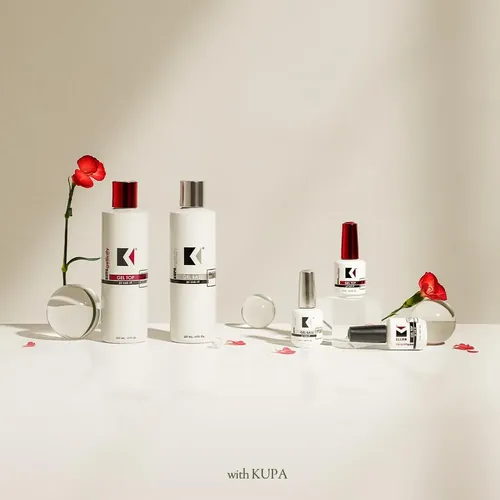 Gel De Uñas Kupa Gelfinity Soak Off Base & Top Coat 15 Ml