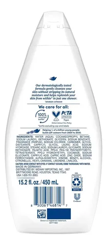 Jabón Líquido Corporal Dove Silky Velvet 900ml Hidratante