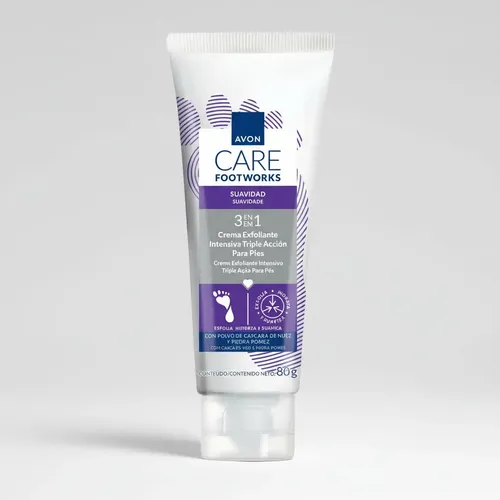 Crema Exfoliante Intensiva Para Pies 3en1 – Avon Care Fragancia Neutra
