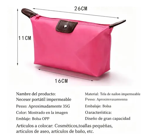 Organizador De Bolsas De Maquillaje Impermeable Para Mujer,