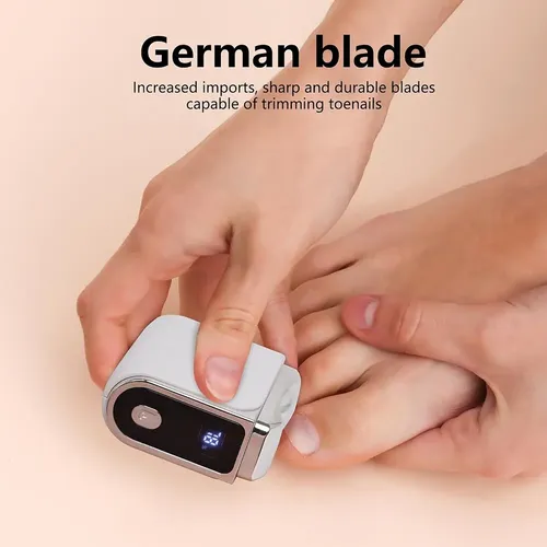 Cortauñas Eléctrico, Amoladora De Uñas Eléctrica Bright Armo Blanco