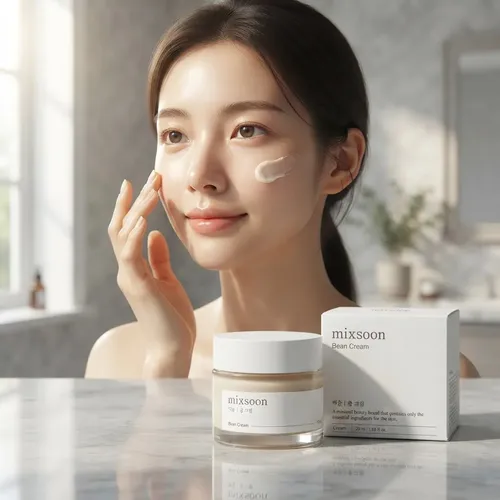 Crema Facial Mixsoon Bean Cream Coreana Hidratante 50ml