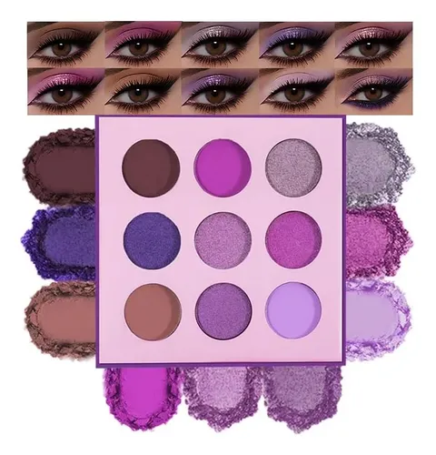 Paleta Morada 9 Colores Hxssll D02