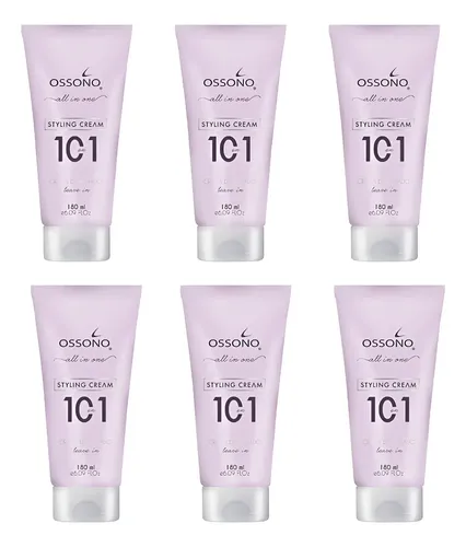 Crema De Peinar Ossono Styling Cream 10 En 1. 180 Ml X6 Unid
