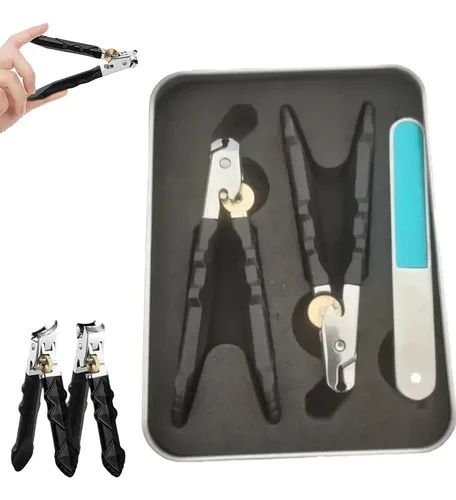 Juego De Cortaúñas De Acero Inoxidable Boca Ancha 1set