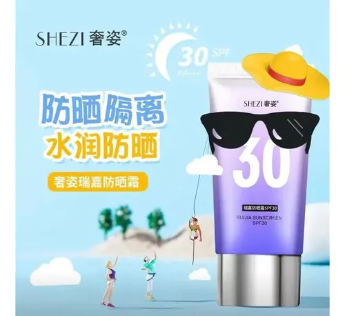 Prebase Facial Corporal Blanqueadora Shezi Y Protector .