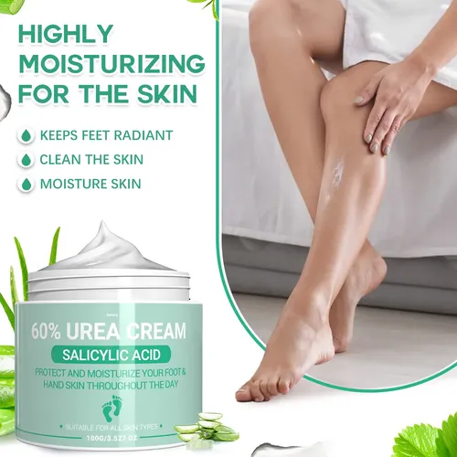 Crema 60% Urea Con Ácido Salicílico Para Pies Y Manos 100g