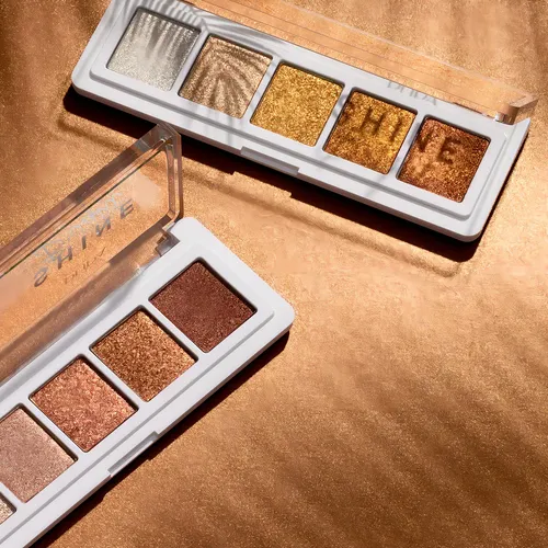 Paleta De Sombras Pupa Shine Bright Eye Palette Sunny Gold Sunny Gold