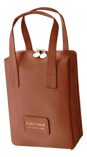; `fa Bolsa De Maquillaje Con Cremallera, Gran Capacidad,