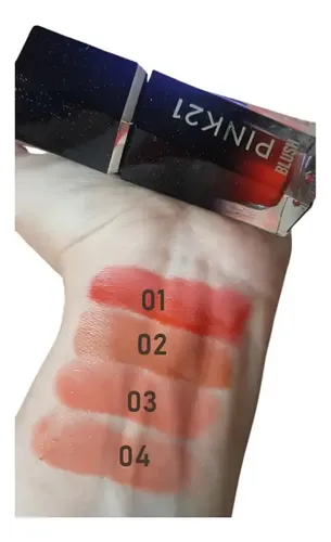 Rubor Líquido Pink21 Con Esponja | Black Is The New Blush Tono Del Maquillaje Tono 02