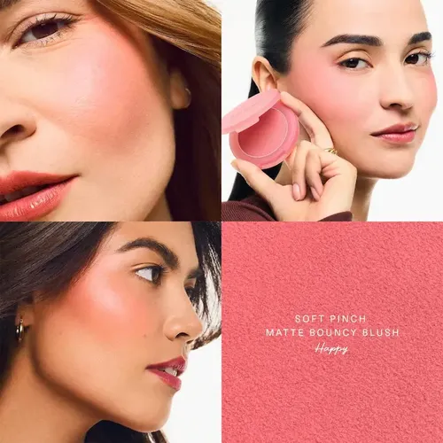 Rubor en Crema Soft Pinch Matte Bouncy Blush Happy Rare Beauty 6.4mL