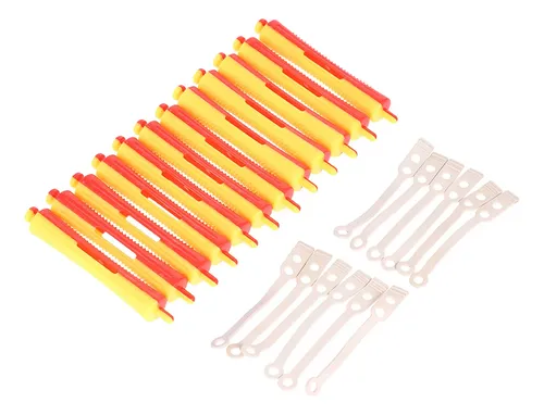 Rizador De Cabello 12 Piezas, Rodillos Fríos Con Goma