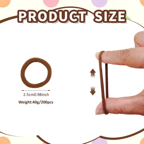 Cintas De Pelo Para Niños De Alta Elasticidad Con Cierre De