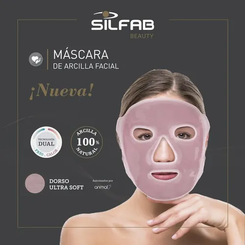 Mascara De Arcilla Gel Frio Calor Facial Silfab E100c1