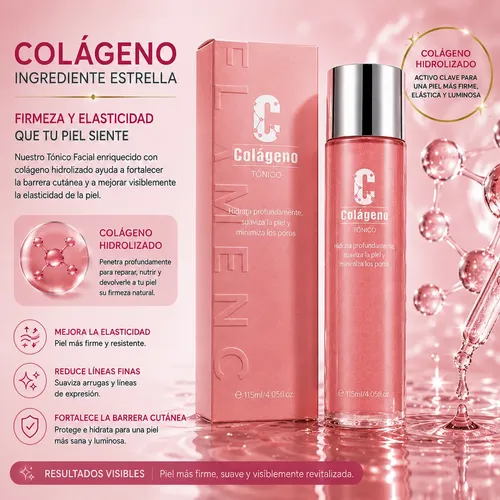 Tonico Facial Colageno Revitalizante Antiage Flamenco 115ml
