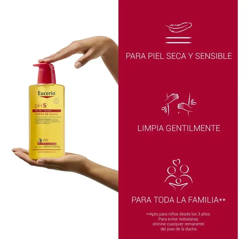 Aceite De Ducha Ph5 400ml Seca Y Delicada Eucerin