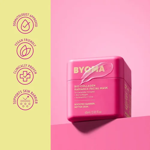 Byoma Máscara De Lamina Facial Bio-collagen-piel De Vidrio