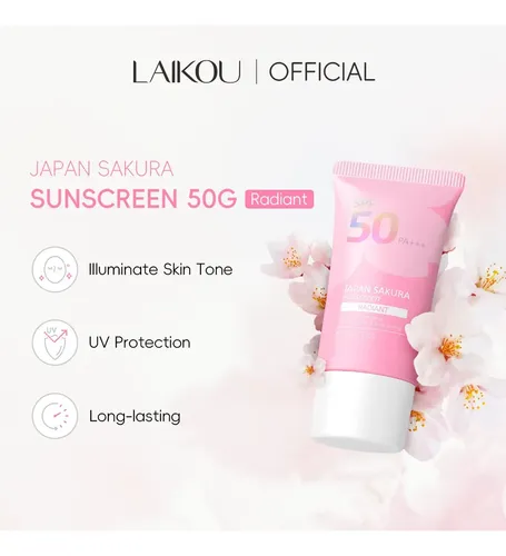 Cc Set De Cuidado Facial Laikou Sakura 4pcs Con Protector