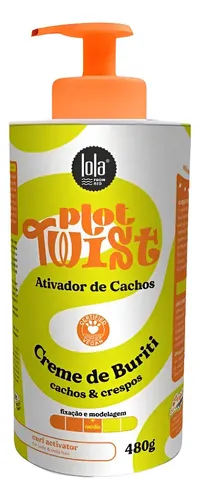 Lola Plot Twist Crema Activadora De Rulos Buriti 480g