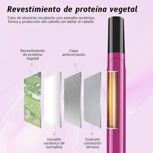A Tenaza Rizadora De Cabello De Cerámica De 9mm Xxx @