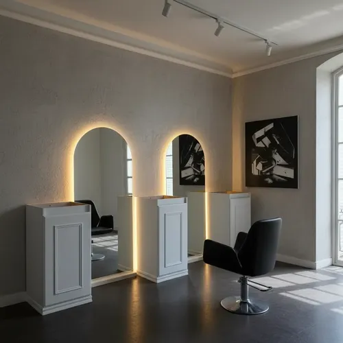 Espejo Arco Medio Punto Con Luz Led 120×70