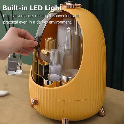 Organizador De Maquillaje Con Luz Led Para Cosméticos Y Cuid
