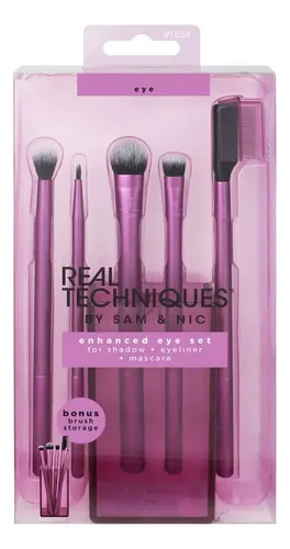 Real Techniques Enhanced Eye Set 5 Brochas – 1534 Rosa