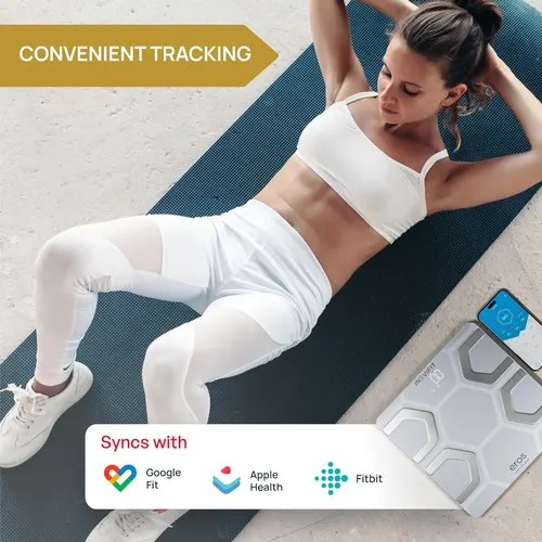 Báscula De Grasa Corporal Inevifit Eros Smart Bmi Bluetooth Blanco