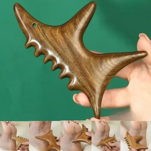 Masaje Golden Silk Con Sándalo Trigger Point Gua Sha Tools P