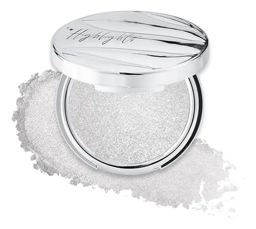 Iluminador Facial En Polvo Erinde Shimmer, Crema A Polvo