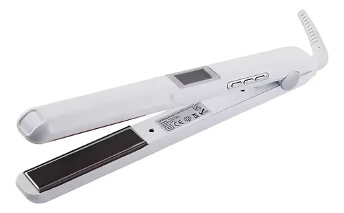 Plancha De Cabello Fría Con Tecnología Ultrasónica Blanca