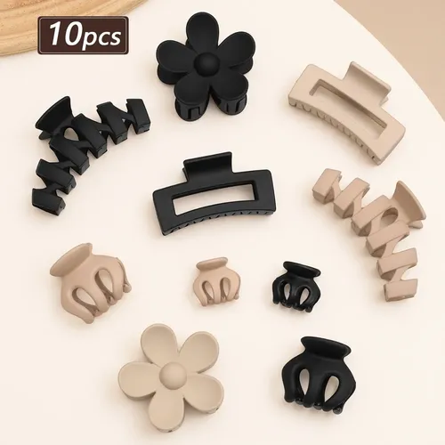 A 10 Piezas De Accesorios Modernos For El Cabello Con S