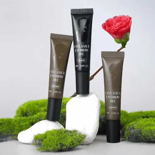 Kit Tinte Negro Cejas Pestañas Uso Directo Sin Revelador