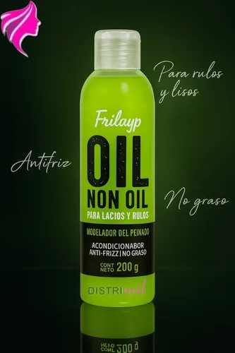 Oil Non Oil Modelador De Peinados Frilayp X200g Acondiciona Antifrizz No Graso – Ideal Lacios Y Rulos – Uso Profesional Absolut Repair Brillo Oleo Extraordinario Hidratante Nutritivo Suaviza Humecta