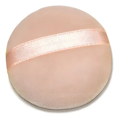 Cisne Felpa Aplicador Para Polvo Volatil Con Cinta Razo 6cm Beige 6 Cm