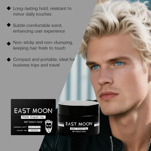 East Moon Barro For El Cabello Mate For Hombres Barro