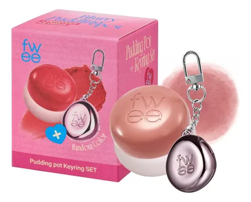 Labial Fwee Cremoso RS01 Feelin Pack 2 Unidades Lip & Cheek Blurry Pudding