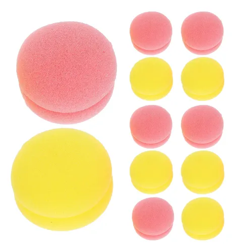 12 Piezas Rulos De Espuma Para Rizar Cabello, Pelotas Suaves