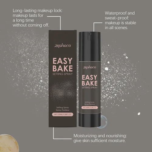 Spray Fijador Zephoco Para Maquillaje Duradero