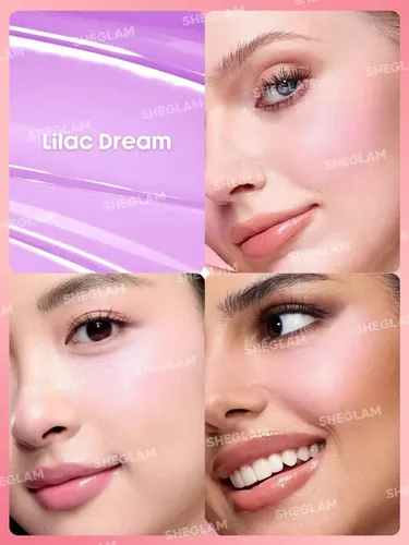 Sheglam Color Bloom Rubor Liquid Gel Cream Pigmentation Tono Del Maquillaje Lilac Dream