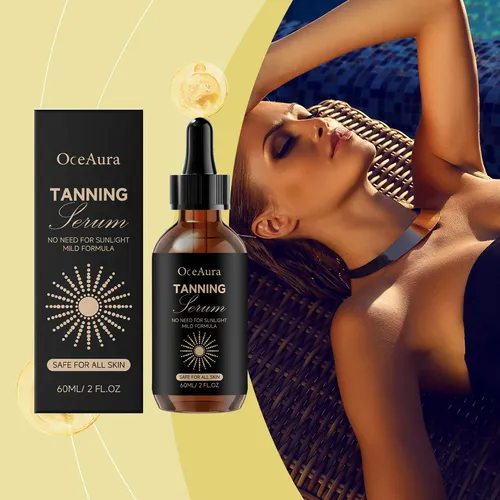 Sérum Bronceador Oceaura: Bronceado Sin Sol En Verano Y Al A