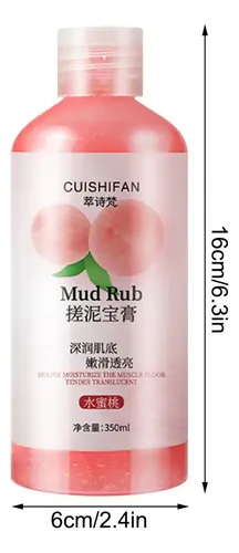 Gel Mud Rub Mud Rub Mud Rub Exfoliante Blanqueador Para La