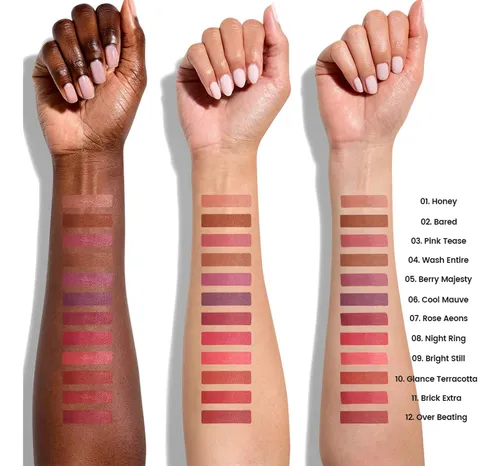 Pudaier Set 12 Lápices Delineadores Labios Mate Velvet